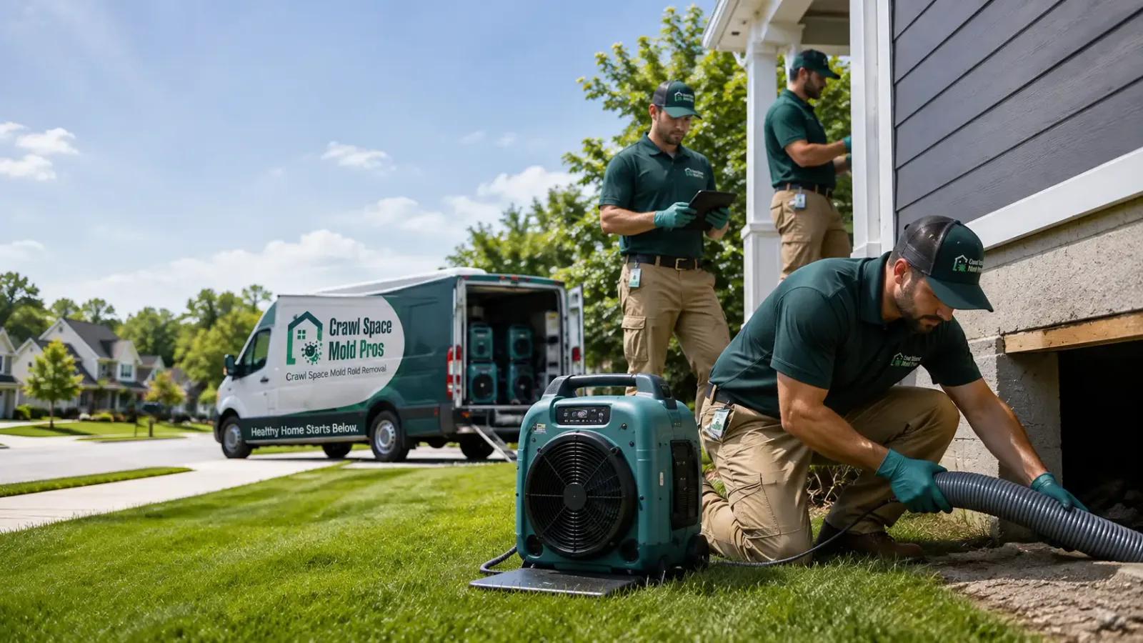 Crawl Space Mold Removal in Alexandria, IN